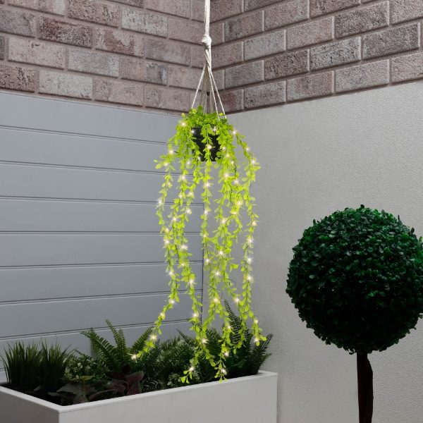 Solar Hanging Branches with Pot
