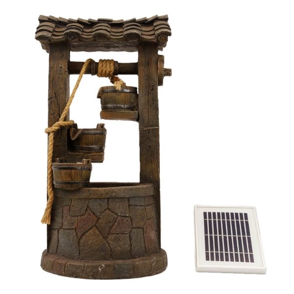 Solar Wishing Well Water Feature (Outer Ctn Qty: 1)