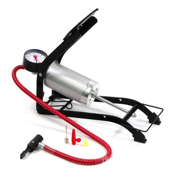 Deluxe Quality Single Cylinder Foot Pump-270 Gauge (Box Qty: 10)