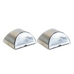Lucent Solar Fence Lights (Pack of 2) (Outer Ctn Qty: 24)