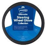 Ultimate Steering Wheel Glove - Soft Grip - Black (Box Qty: 25)