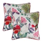 Pair of Bouquet Scatter Cushions With Trimming (Outer Ctn Qty: 18)