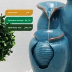 Solar Water Feature - Azure Grecian Pots